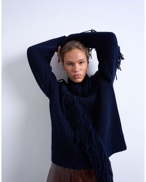 TOPSHOP – strickpullover - Blau