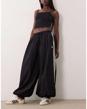 adidas Originals Nylon Balloon Track Trousers - Black