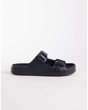 Calvin Klein Double Bar Sandals - Blue