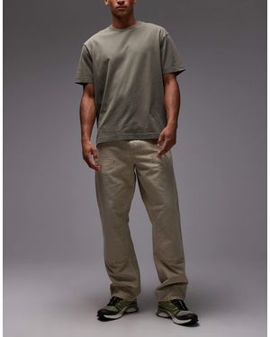 Carhartt Double Knee Relaxed Stright Fit Jean - Gray