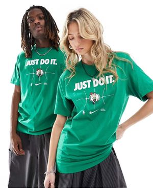 Nike Basketball Nba Unisex Boston Celtics J Graphic T-shirt - Green