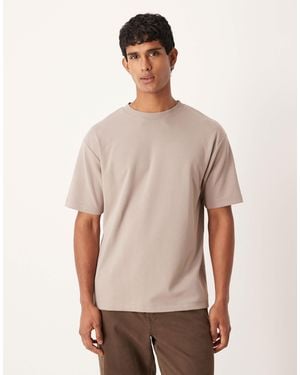 ASOS Breathemaxtm Heavyweight Relaxed T-shirt - Natural