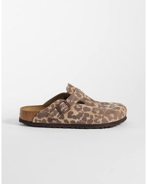 Birkenstock Boston Narrow Fit Clogs - Brown