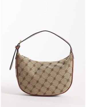 Mango Monogram Shoulder Bag - Metallic