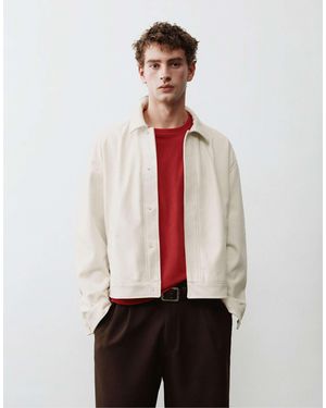 Pull&Bear Trucker-jacke - Weiß