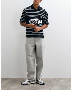ASOS Ruimvallende Toelopende Jeans - Grijs