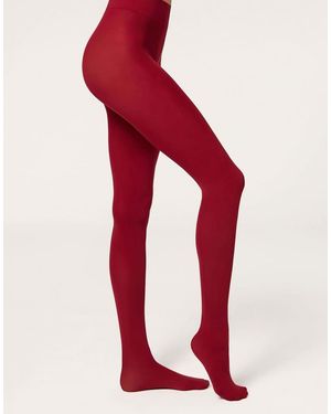 Calzedonia 50 Den Total Comfort Soft Touch Tights - Red