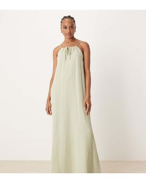 JDY Tall Cheesecloth Maxi Dress - White