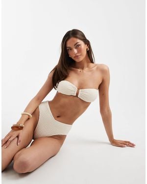 Lindex Bandeau Bikini Top - Brown