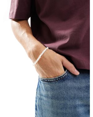 Icon Brand Natural Shaped Pearl Bracelet - Purple