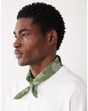 ASOS Paisley Cotton Bandana - Green