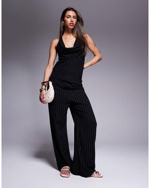 River Island – hose aus leinen - Blau