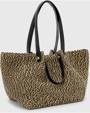 AllSaints – allington – tragetasche aus papier - Natur