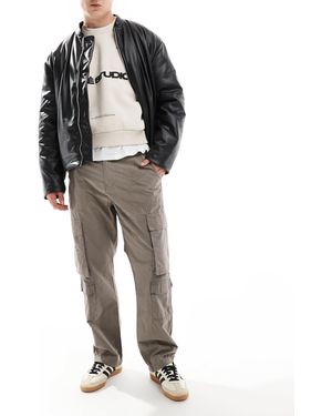 Brave Soul – locker geschnittene cargo-hose - Grau