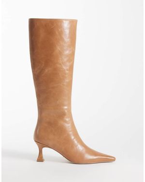 Tony Bianco Jaq Heeled Knee Boots - Brown