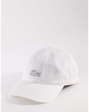 Lacoste Large Croc Logo Cap - Natural