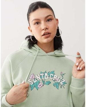 Santa Cruz Logo Hoodie - Green