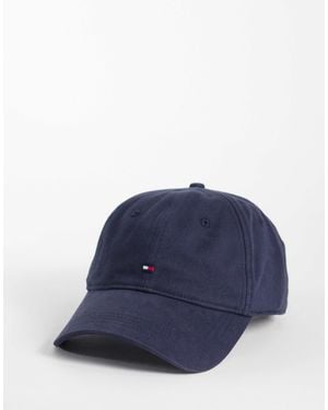 Tommy Hilfiger Flag Logo Soft Cotton Cap - Blue