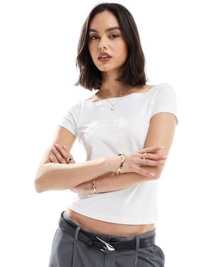 Vero Moda Cap Sleeve T-Shirt - White
