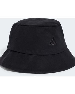 adidas Originals Cappello Da Pescatore E Bianco Con 3 Strisce - Blu