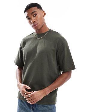 SELECTED – schweres oversize-t-shirt - Natur