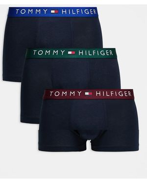 Tommy Hilfiger Original 3 Pack Trunks - Blue