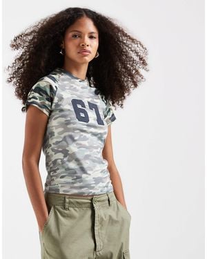 Collusion Sport Raglan T-shirt - Green