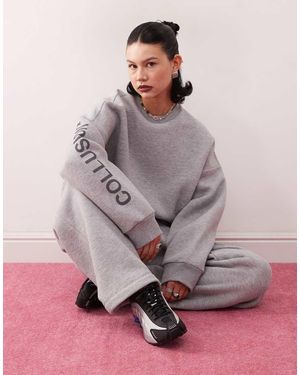 Collusion Boxy Sweat - Grey