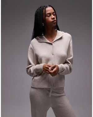 ARKET Co-Ord Cashmere Hoodie - Gray
