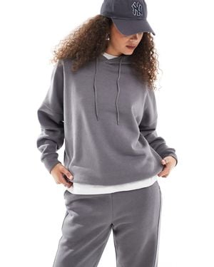 Noisy May Loose Fit Hoodie Co-ord - Gray