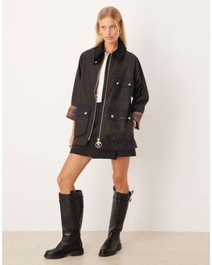Barbour Luella Wax Jacket - Black