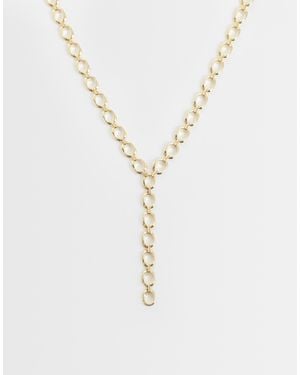 Mango Collier - argenté - Blanc
