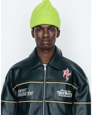 Pull&Bear Chunky Knit Beanie - Green