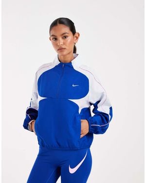 Nike Tempo dri-fit jacke - Blau