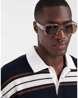 Levi's Sunglasses Levi's Square Sunglasses With Lenses - Grey