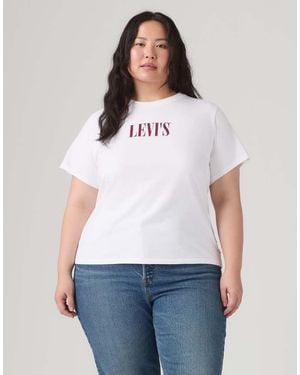 Levi's Camiseta Perfecta (Tallas Grandes) En - Blanco