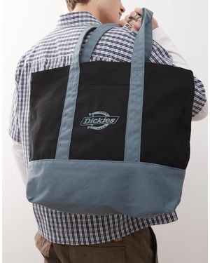 Dickies Tote bag en toile à logo - et bleu moyen - Noir