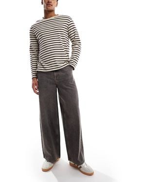 Collusion X003 Wide Leg Jeans - Grey