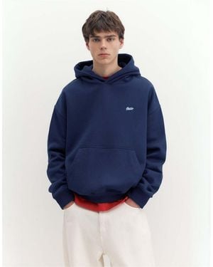Pull&Bear Stwd Boxy-Fit Hoodie - Blauw