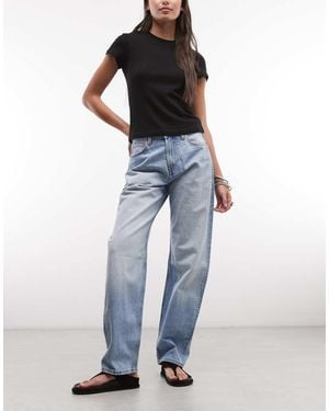 Weekday Barrel Leg Jeans - Blue
