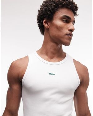 BLKVIS Script Logo Vest - White