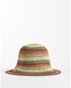 South Beach Woven Bucket Hat - Natural