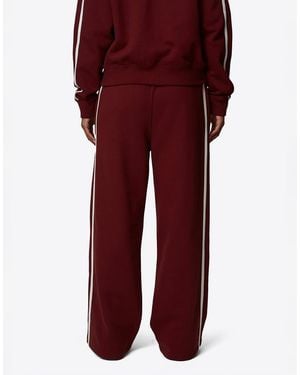 Good For Nothing Wide Leg Sport Jogger - Red