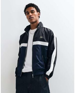 Lacoste Colour Block Water Repellant Track Jacket - Blue