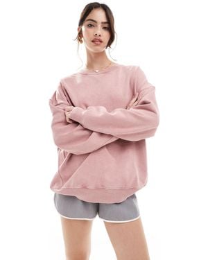 Pull&Bear Oversized Jumper - Pink