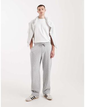 Hollister Essential Cuffed baggy Fit joggers - White