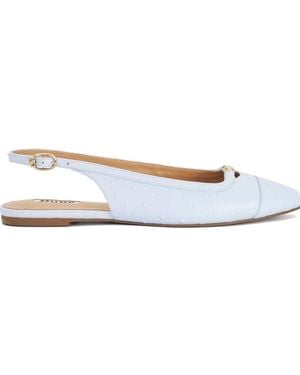 Dune Hanna Ballet Court Shoes - White