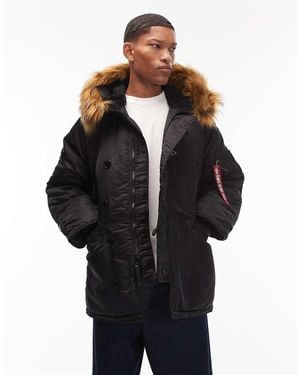 Alpha Industries N-3b Heritage Winter Jacket - Black
