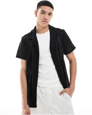 Brave Soul – kurzärmliges hemd - Schwarz