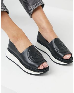 DKNY Wedge Espadrilles - Black